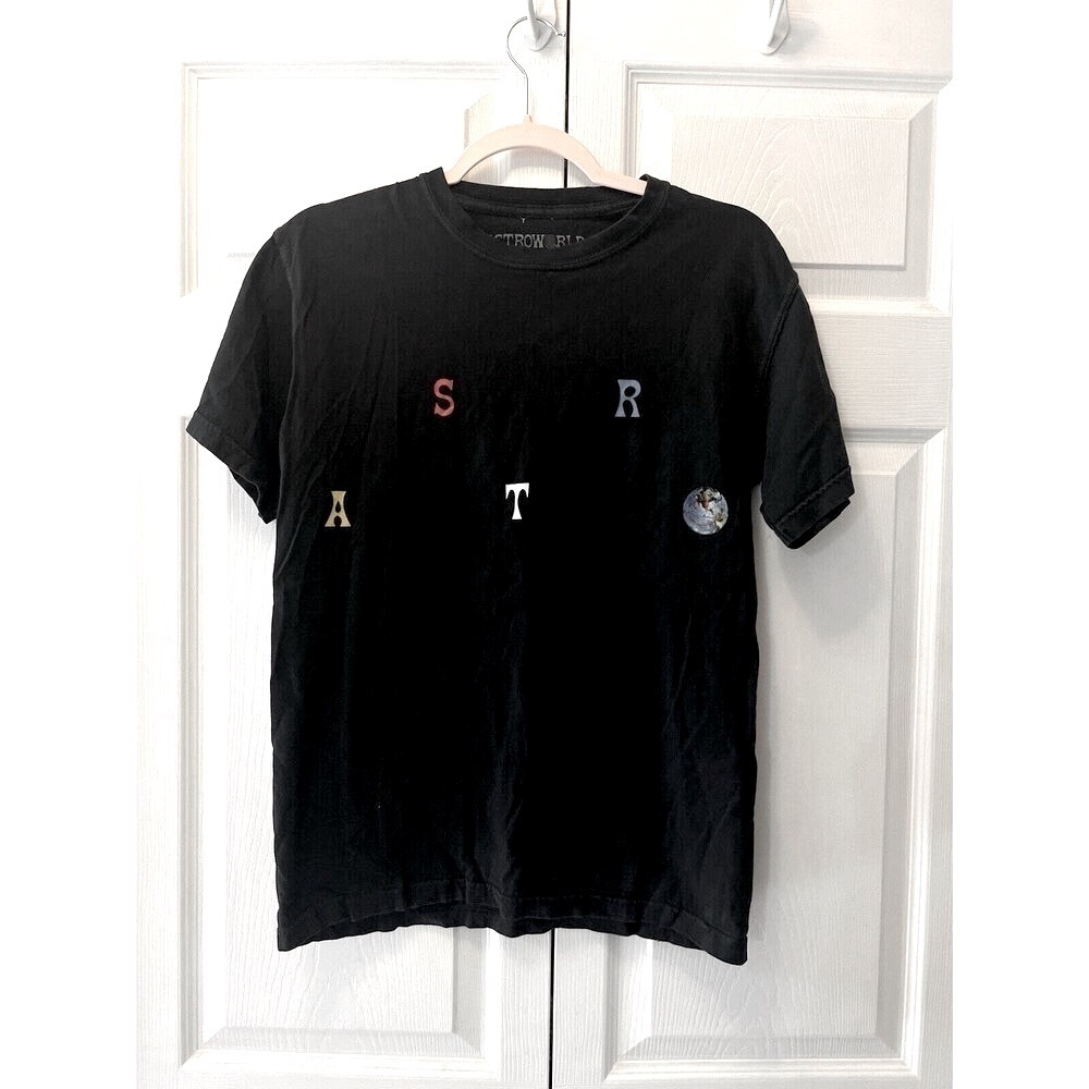 Travis Scott Astroworld Scattered Tee T-Shirt Unisex‎ Size Small NWOT